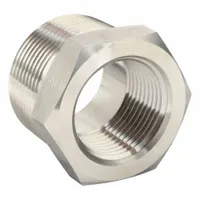 Metal Pipe Straight: Straight, 316 Stainless Steel, 1 1/4 in x 1 in, 3,600 psi, 1 15/32 in Lg (MPN 1-1/4 X 1 PTR-SS)