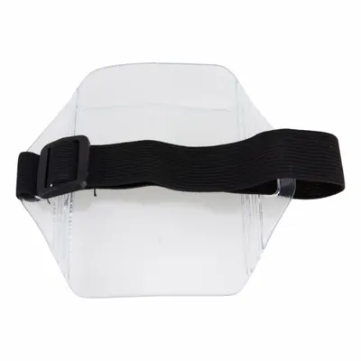SICURIX Arm Band Badge Holder: Pouch, Vertical, 2 1/4 in Badge Pouch Wd, 3 1/2 in Badge Pouch Ht - Armbands for Badges