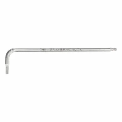 BETA Hex Key: 1 Ball Ends, 7/64 in Tip Size, SAE, Long, Stainless Steel, Satin - Stainless Steel Hex Keys