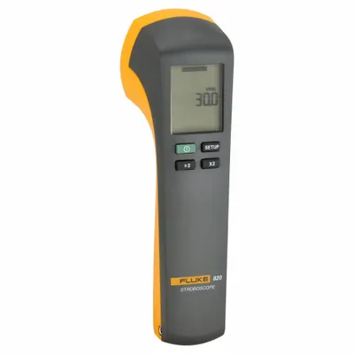 FLUKE Digital Stroboscope: 0.1 fpm, LCD, 300,000 fpm, 30 fpm - Standard LED Stroboscopes