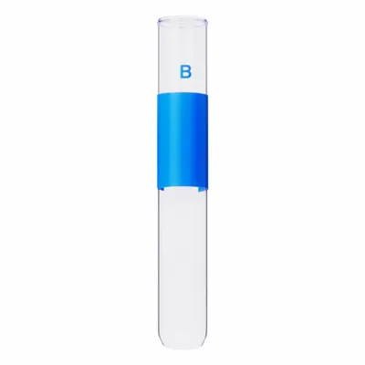 KIMBLE Test Tube: 3 mL, Test Tube, 10 mm Body Dia, 75 mm Overall Ht, Colorless - Glass Test Tubes