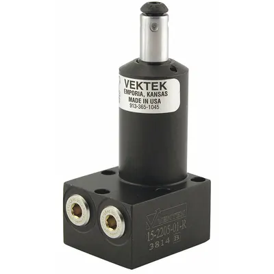 VEKTEK Swing Clamp Hydraulic Cylinders: Double Acting, 450 lbf Clamping Force - Lower Flange Mount Swing Clamp Cylinders