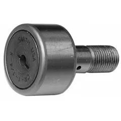 SMITH BEARING Cam Follower: 7/8 in Dia, Std, 1 Row, Open, Screwdriver Slot, Flat, 1/2 in Roller Wd (MPN CR-7/8). Key specifications — Brand: SMITH BEARING; Duty Type: Standard; System of Measurement: Inch.