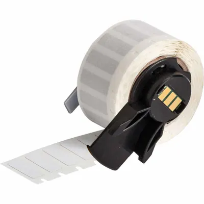 BRADY Pre-Cut Label Stock Roll: 3/4 in x 1/4 in, 1/4 in x 3/4 in, Polyimide - Brady Precut Label Rolls