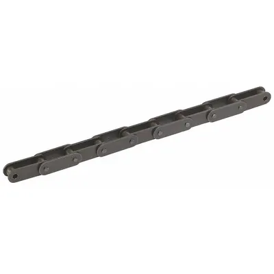 TSUBAKI Roller Chain: C2060H, 1 Strands, Steel, 1 1/2 in Pitch, 10 ft Overall Lg - Heavy Conveyor Roller Chains