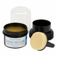 SOFSOLE Leather Protector: 82024, Clear, Beeswax/Mineral Oil/Perfume/Protector/Vasoline, 2 oz Size