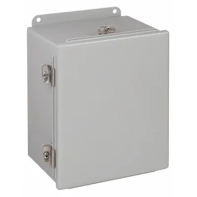 HOFFMAN Enclosure: Steel, 16 in x 14 in x 6 in, NEMA 12/13/4, Solid Cover - Steel Washdown Enclosures