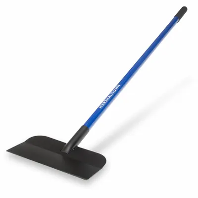 MARSHALLTOWN Scraper: Bld. Mat. Steel, Hdl. Mat. Fiberglass/Rubber Grip, Stiff - Floor Scrapers