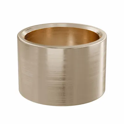 OILITE Sleeve Bearing: Bronze, SAE 841, 5/8 in Bore, 3/4 in OD, 1/2 in Lg, -35°F to 300°F - Lubricated General Purpose Metallic Sleeve Bearings