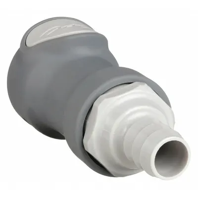 COLDER Quick Connection Coupling: Straight, 1/8 in ID Size, Barbed x Barbed, Polypropylene - Polypropylene Quick-Disconnect Tube Fittings