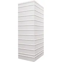 Sign Slider Message Board: 11 Sign Capacity, 74 in x 24 in Nominal Sign Size, Plastic, White (MPN 140737)