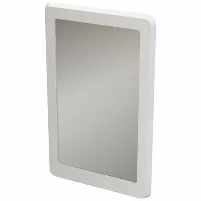 BESTCARE Bathroom Mirror: 1 (MPN WH1861-OCC11). Key specifications — Frame Material: Corterra. - Institutional Bathroom Mirrors