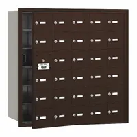 Mailbox: 4B+, 30 Doors, Horizontal, 35 1/4 in H x 35 3/4 in W x 16 1/2 in D, Recessed Mounting (MPN 3630ZFU)