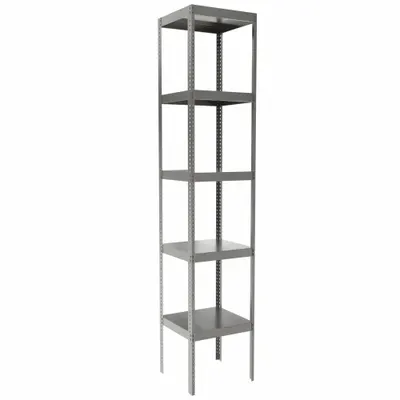 DURHAM MFG Metal Shelving: Standalone, Extra-Heavy-Duty, 48 in x 18 in, 96 in Overall Ht - Extra-Heavy-Duty Bolted Standalone Open Metal Shelving