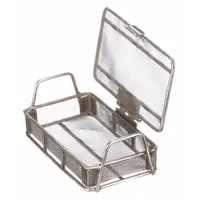 MARLIN STEEL WIRE PRODUCTS Parts Washer Basket: Rectangular, Stainless Steel, Silver, 3 in Basket Wd (MPN 00-00368213-38)