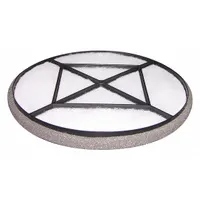Round-oval engine air filter with channel flow design. Overall height 31/32 in. Compatible with Freightliner buses. Used to filter intake air in heavy-duty fleet applications