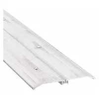 NATIONAL GUARD Door Threshold: Saddle, Aluminum, 3 ft Lg (MPN 8426-36)