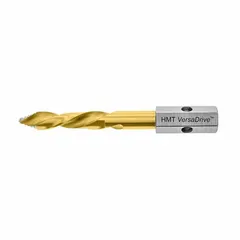 This 17/32" (0.5313 in) impact-rated drill bit features a TiN-coated HSS construction and a 135° TurboTip point to reduce walking. The VersaDrive Hex shank provides secure torque transfer in impact drivers. Suitable for drilling in metal and construction materials.