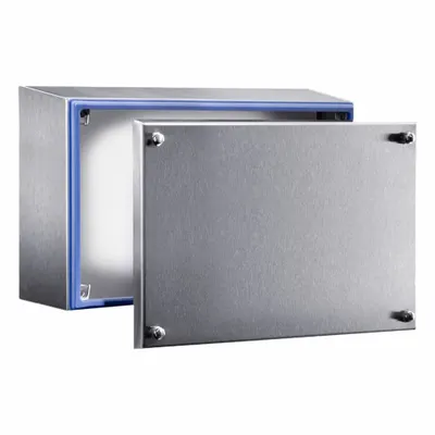 RITTAL Enclosure: 304 Stainless Steel, 8 in x 12 in x 5 in, NEMA 1/12/13/3/3X/4/4X - Stainless Steel Enclosures