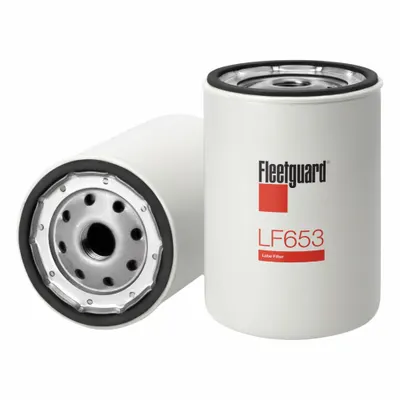 FLEETGUARD Oil Filter: 13/16"-16 Thread Size, 5 7/16 in Overall Ht, 5 7/16 in Overall Lg - Spin-On Oil Filters