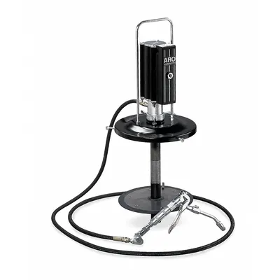 ARO Air Drum Pump: Pump w/ Discharge Hose & Nozzle, 50:1 - Grease Dispensing Piston Drum Pumps