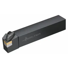 Indexable turning and profiling toolholder designed for external turning operations. Accommodates CNMG-style indexable carbide inserts for efficient metal removal in general machining applications.