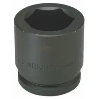 WRIGHT Impact Socket: 1 1/2 in Drive Size, Metric, 36 mm Socket Size, 6-Point, Std, Black Oxide (MPN 848-36MM)