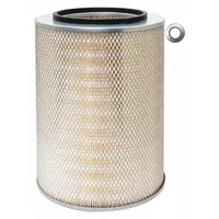 Round/oval engine air filter with axial seal. Inside diameter 29/32 in. Designed for use in construction equipment engines to remove airborne contaminants