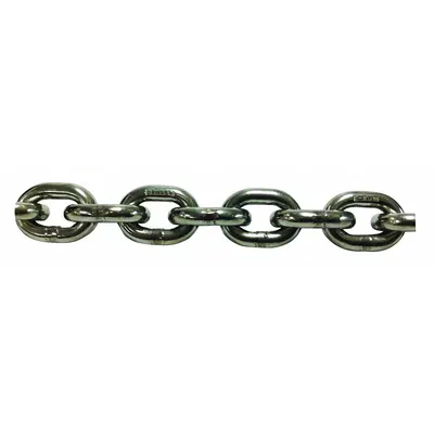 PEWAG Straight Chain: 1/2 in Trade Size, 63 Chain Grade, 316 Stainless Steel - Grade-63 Corrosion-Resistant Lifting Chains
