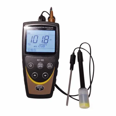 OAKTON Conductivity Meter: Conductivity, ±1% FS, 199.9 uS/cm, 0 uS/cm - Handheld Conductivity Meters