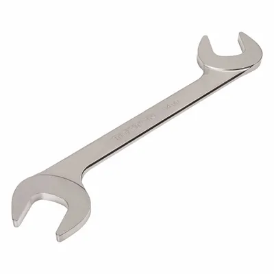 TEKTON Open End Wrench: Chromium Molybdenum Steel, Satin, 34 mm Head Size - Metric, Double End, Open End Wrenches