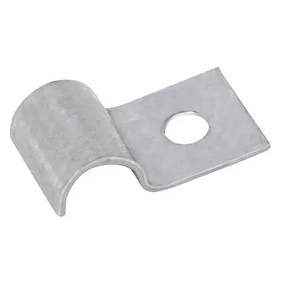 KMC Cable Clamp: Galvanized Steel, For 1/2 in Max OD (MPN CH0809Z1) - Standard Strap Clamps