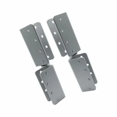 HADRIAN Right Hand In-Swing Left Hand Out-Swing Hinge: Aluminum - Door Hinge Parts for Bathroom Partitions