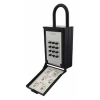NU-SET Lock Box: Mechanical Combo Lock, 5 Key Capacity, 7 3/4 in Outside Ht, 3 in Outside Wd (MPN 2080-3)