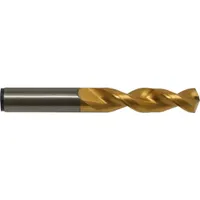 CLEVELAND Screw Machine Drill Bit: #17, 135° Split Point, TiN-Coated Cobalt, Fast Spiral (MPN C14378)