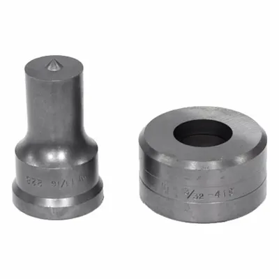 EDWARDS Oversize Round Punch & Die Set: Edwards, IW55, IW65, IW100, IW120, Round - Punching Dies