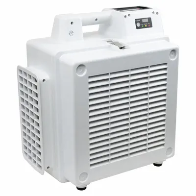 XPOWER Negative Air Machine: ABS, Activated Carbon Adsorption/Particulate Filtration - Impact-Resistant Plastic Negative Air Machines
