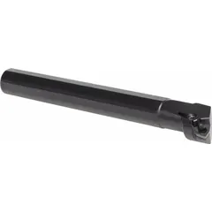 This indexable boring bar is designed for internal turning operations such as enlarging holes and boring to precise diameters. Its negative rake geometry and right-hand orientation make it suitable for general metalworking applications requiring fine surface finishes.