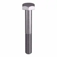 Heavy Hex Bolt: Stainless Steel, Grade B8, Plain, 3/8"-16 Thread Size, 2 3/4 in lg, 10 PK (MPN ZBOLT-5048)