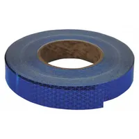 Reflective Tape: Construction/Emergency Vehicles/Utility, Blue, 1 in Wd, 50 yd Lg, Acrylic (MPN 18762)