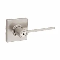 KWIKSET Door Lever Lockset: Privacy Lever Locksets, Nickel, ADA Compliant (MPN 300LRL-SQT-15-6AL-RCS)