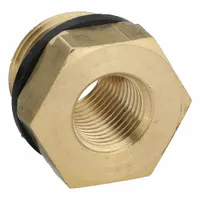 LEGRIS Metal Pipe Straight: Straight, 3/8 in x 1/2 in, Female BSPP Threaded x Male BSPP Threaded (MPN 0168 21 17)
