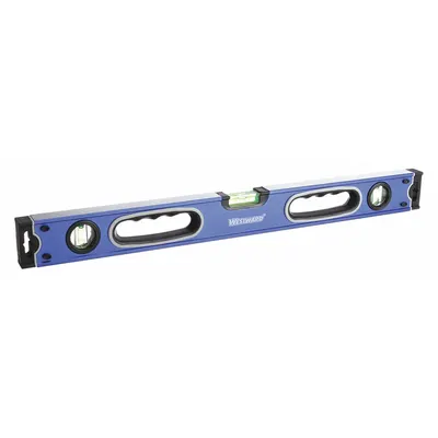 WESTWARD Box Level: Level & Plumb, 24 in Overall Lg, Side Read Only, None Acrylic Barrel - Magnetic Box Levels