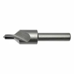 Self-tapping screw center drill for combined pilot hole drilling and countersinking in a single operation. #6 size with 82° angle, 1 3/4 in overall length, made from high-speed steel. Single-end tool suitable for metalworking and assembly applications.