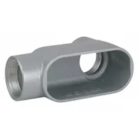 Conduit Outlet Body: Aluminum, Powder Coated, 1 1/2 in Trade Size, LB Body, 26 cu in Body Capacity (MPN LB57SA)