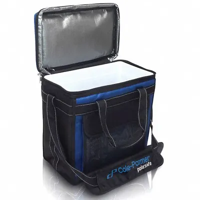 COLE-PARMER Cryogenic Storage Box: 15 in Overall Lg, 13 in Overall Wd, 7 7/8 in Overall Ht - Specimen Transport Coolers