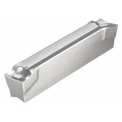 Indexable insert for parting and grooving operations in turning and milling applications. Designed for precision cutting with controlled width and depth. Suitable for general machining tasks.