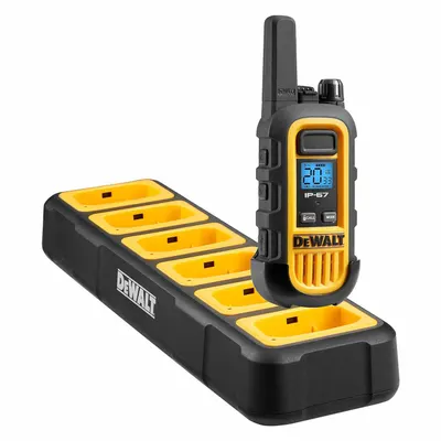 DEWALT Multi-Unit Charger: Fits Dewalt, For DXFRS300 Series, 6 Radios Charged - DEWALT-Compatible Chargers