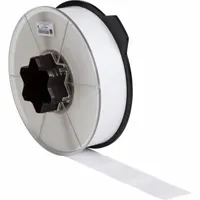 Wraparound Label: 2 1/2 in x 1 1/2 in, Vinyl, Black on White, For 4 AWG to 0 AWG Wire Gauge (MPN WRAP-5-417)