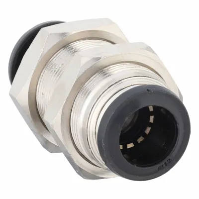 AIGNEP USA Nickel-Plated Brass Push-to-Connect Union Fitting - Nickel-Plated Brass Tube Fittings